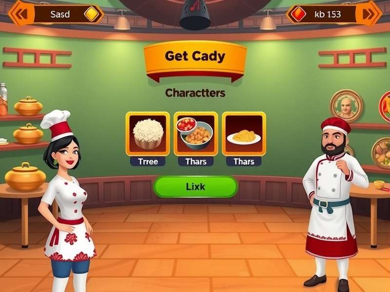 Biryani Blitz Odyssey gameplay screenshot showing cooking interface